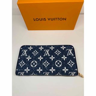 ルイヴィトン(LOUIS VUITTON)のルイ・ヴィトン　ジャガード　デニム　ジッピーウォレット　ラウンドファスナー(財布)