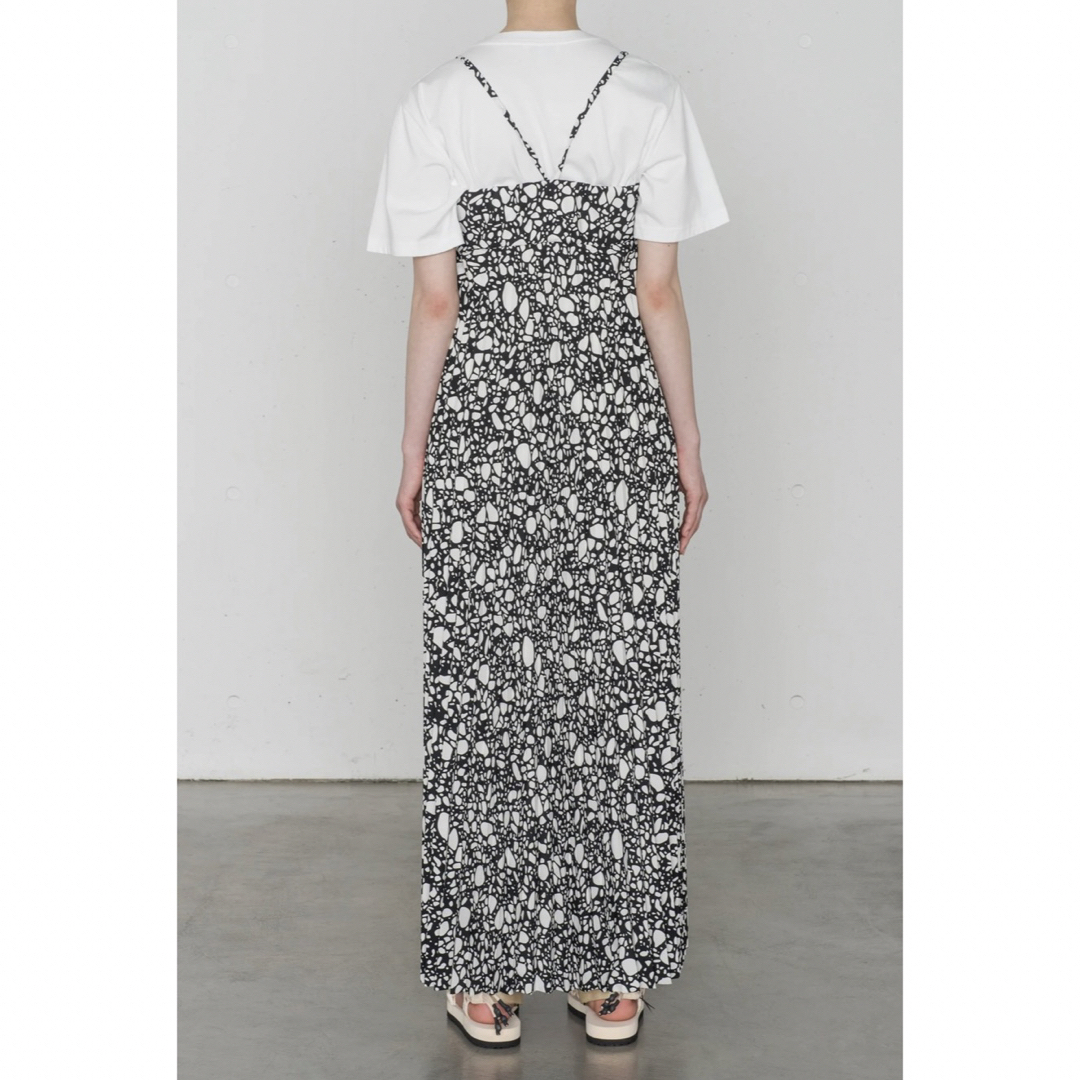 新品 HYKE ハイク PEBBLE PRINTED MAXI DRESS - ロングワンピース