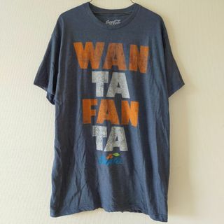 コカコーラ(コカ・コーラ)のCocaCola fanta Tシャツ XL ブルーグレー ファンタが欲しい(Tシャツ/カットソー(半袖/袖なし))