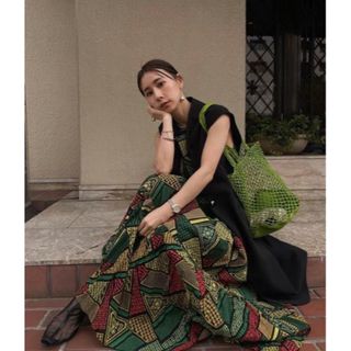 アメリヴィンテージ(Ameri VINTAGE)のAMERI LINDA TURKEY ORGANIC DRESS(ロングワンピース/マキシワンピース)