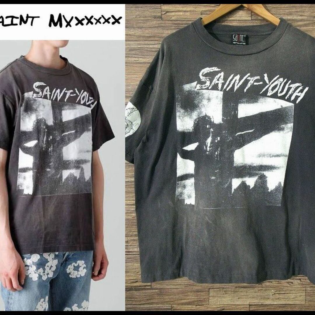 希少XXXL セントマイケル 22SS MX6 SAINT YOUTH Tシャツ | フリマアプリ ラクマ