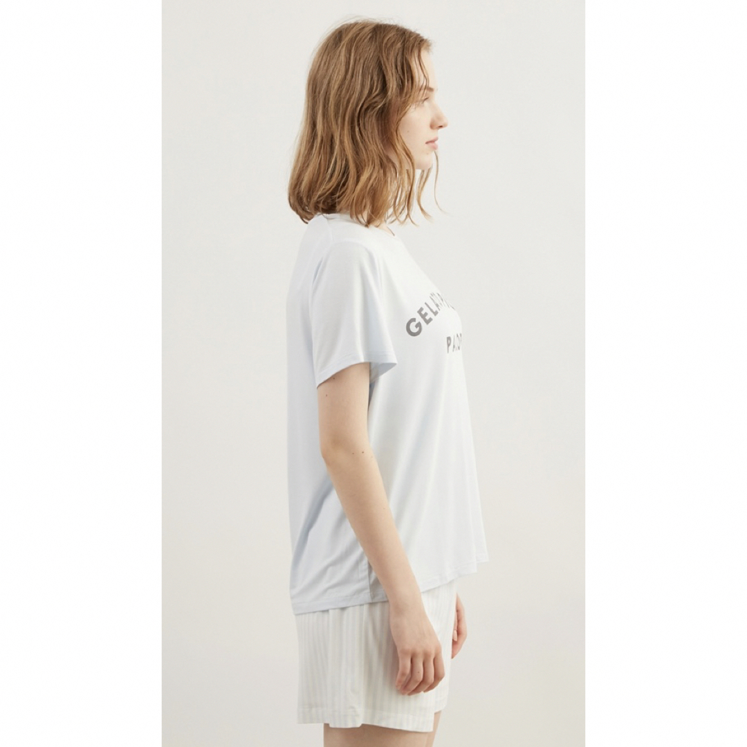 ジェラートピケ ワンポイントロゴTシャツ&ショートパンツ&巾着3点SET ジェラートピケ ワンポイントロゴTシャツ&ショートパンツ&巾着3点SET