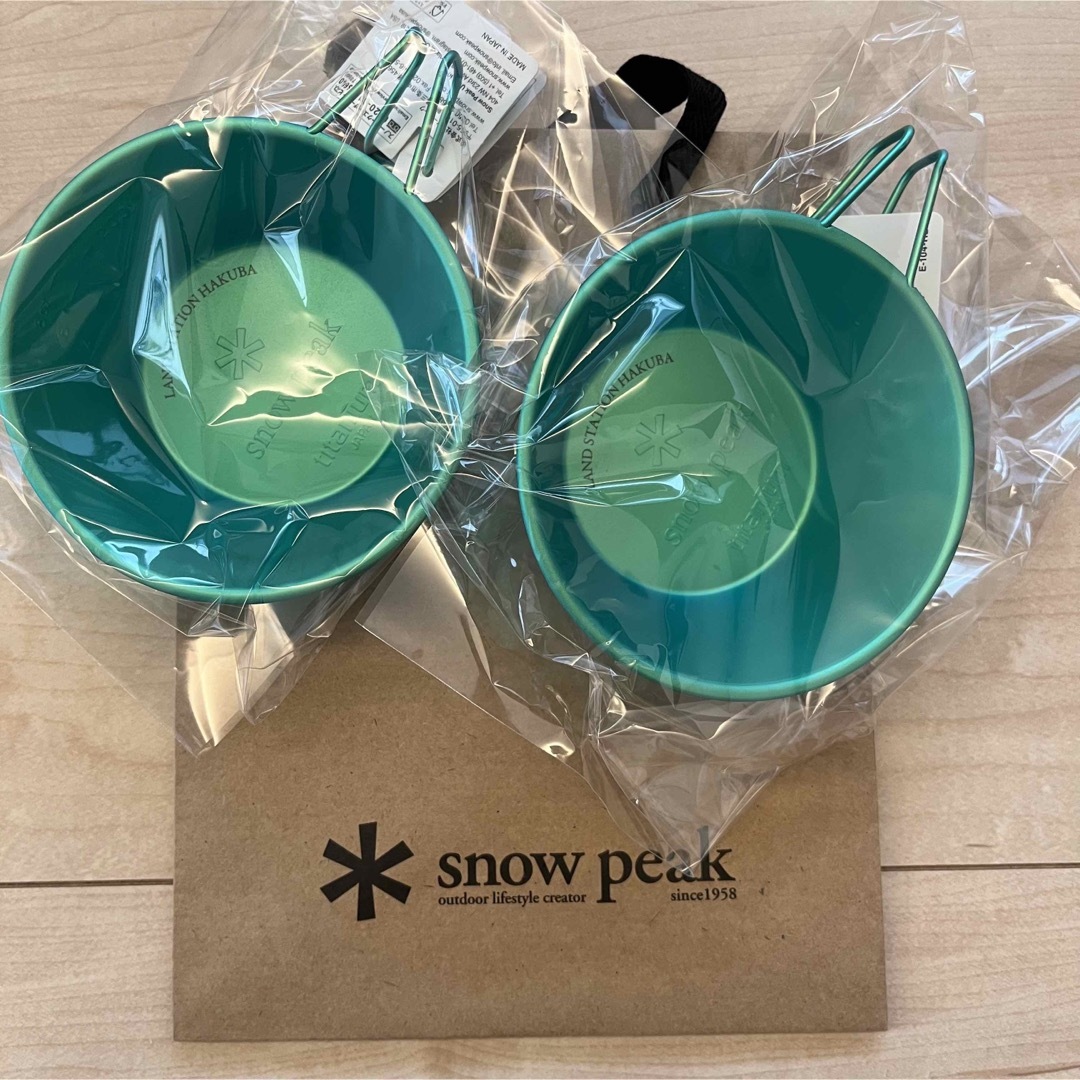 Snow Peak - 【新品未使用】snow peak 白馬限定チタンシェラカップ