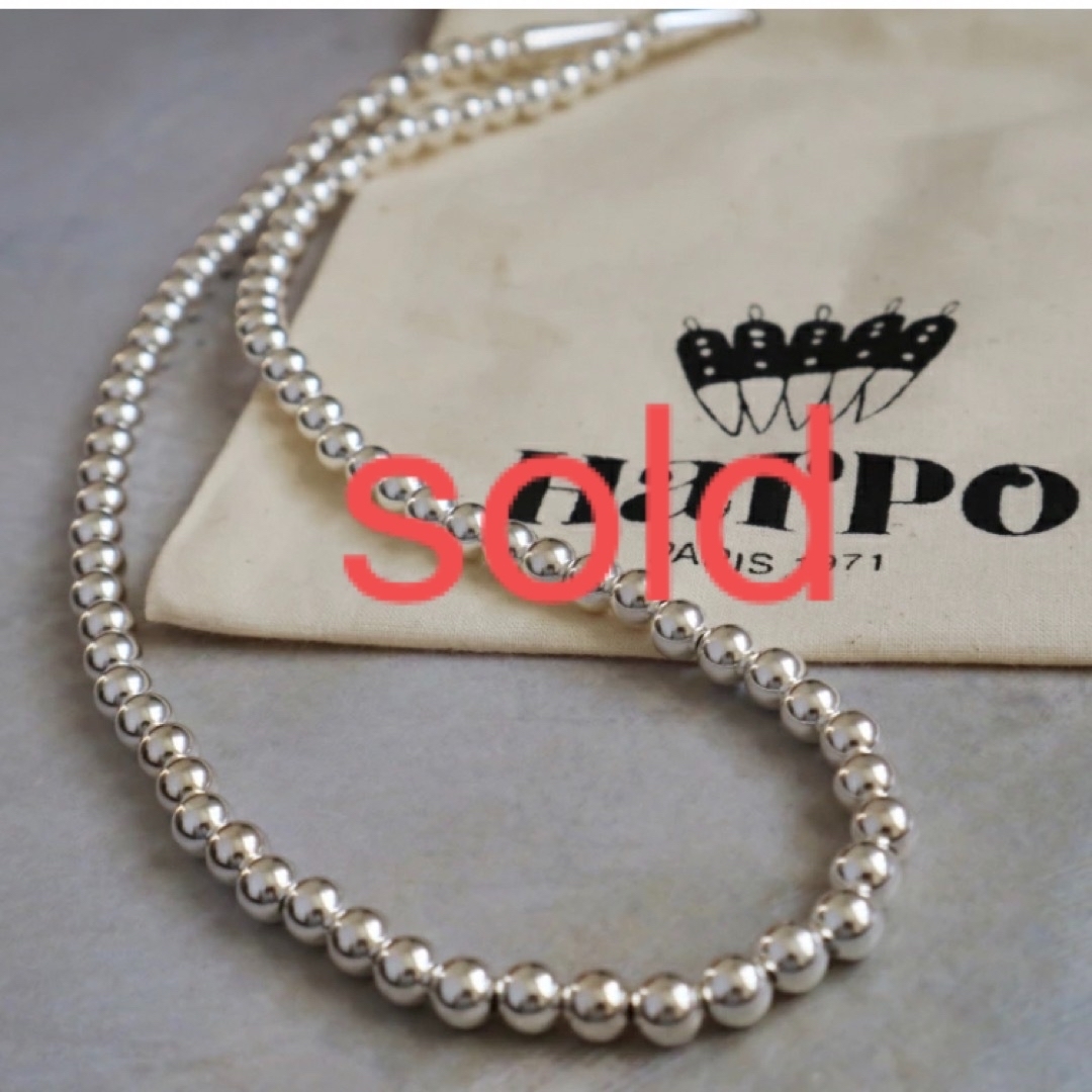 Ron Herman(ロンハーマン)のナバホパールネックレスBoule Necklace  6mm×50cm レディースのアクセサリー(ネックレス)の商品写真