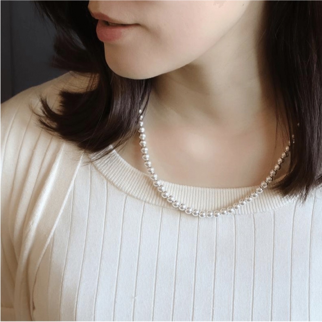 Ron Herman(ロンハーマン)のナバホパールネックレスBoule Necklace  6mm×50cm レディースのアクセサリー(ネックレス)の商品写真