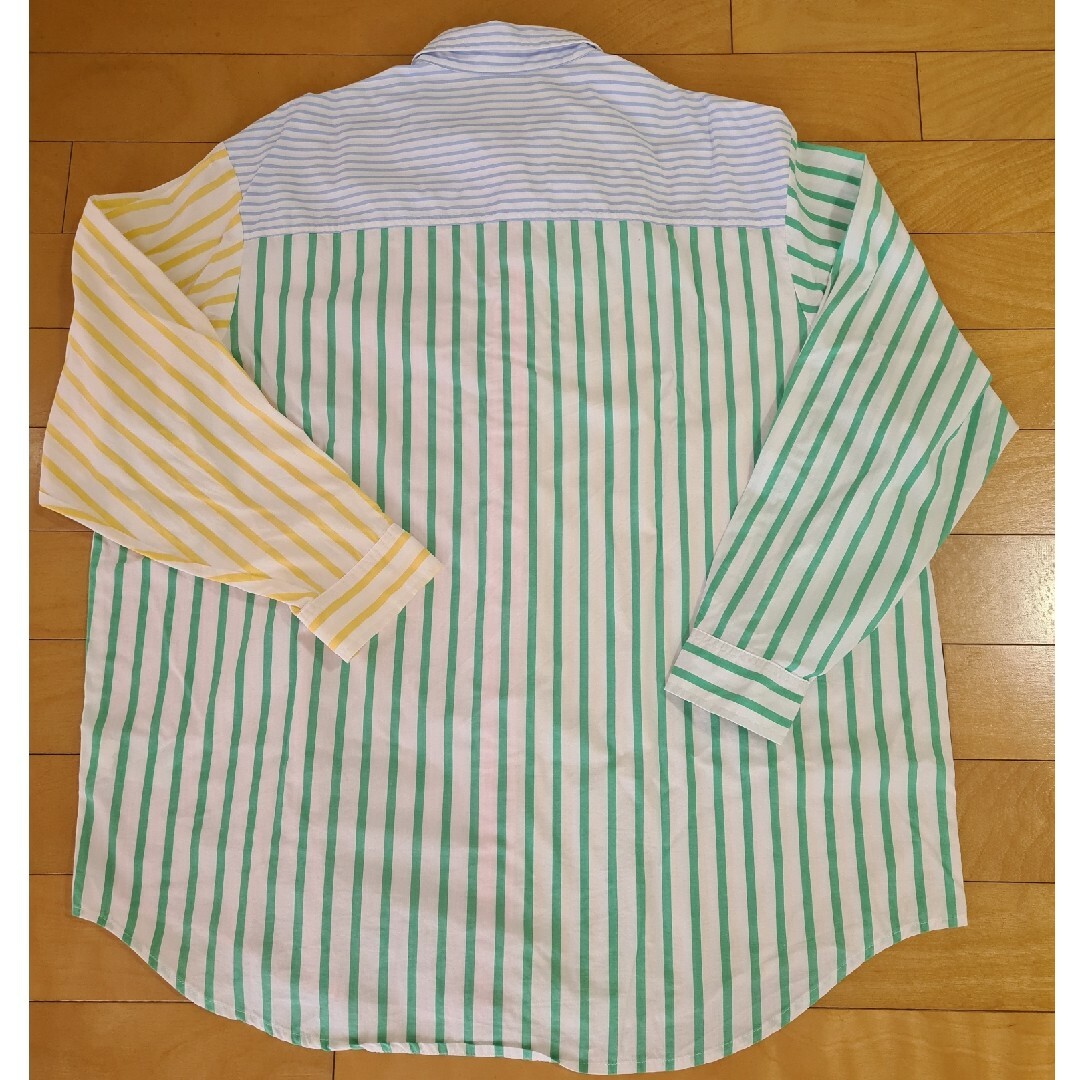 【新品、2XL-4XL】GAP オーバーサイズ ボーダーシャツ