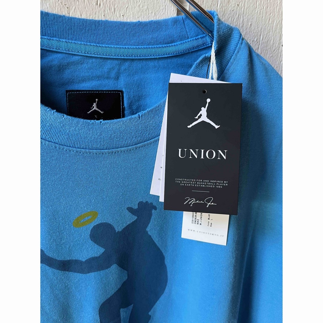 Jordan Brand（NIKE）(ジョーダン)の【新品未使用】UNION × Jordan コラボTシャツ Lサイズ メンズのトップス(Tシャツ/カットソー(半袖/袖なし))の商品写真