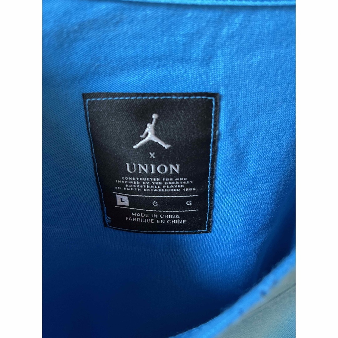 Jordan Brand（NIKE）(ジョーダン)の【新品未使用】UNION × Jordan コラボTシャツ Lサイズ メンズのトップス(Tシャツ/カットソー(半袖/袖なし))の商品写真