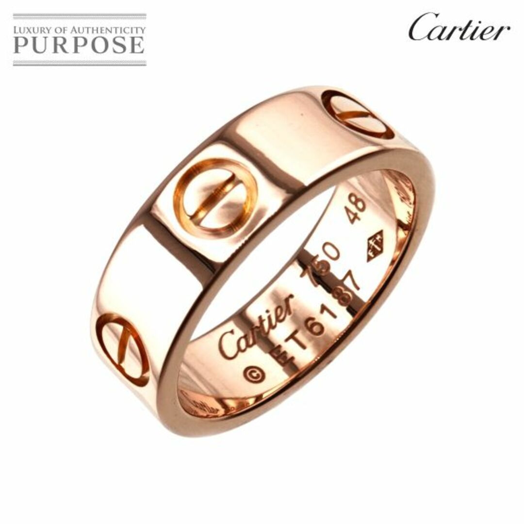 カルティエ Cartier ラブリング 750PG #48 K18ピンクゴールド ジュエリー