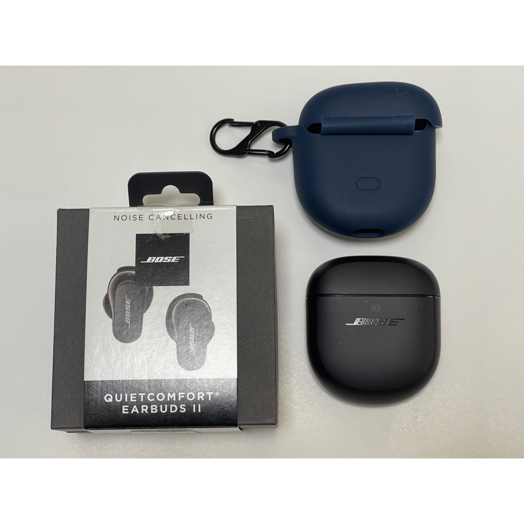 LEFXMOPHY Case for Bose QuietComfort Earbuds II 2022 / QuietComfort Ultra  (2023), Silicone Cover Protective Skin Sleeve (Black)