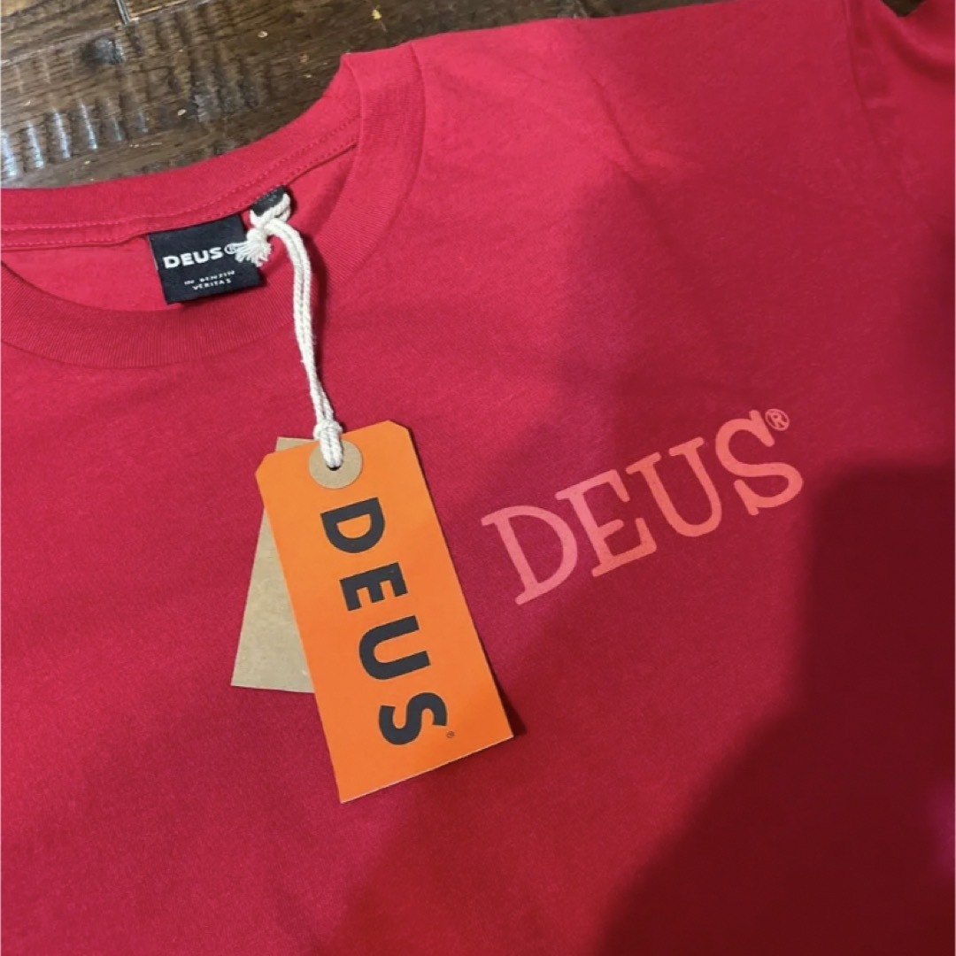 キムタク着　キムタク私物　Deus デウス　Tシャツ　赤　レッド　サーフ　半袖 2