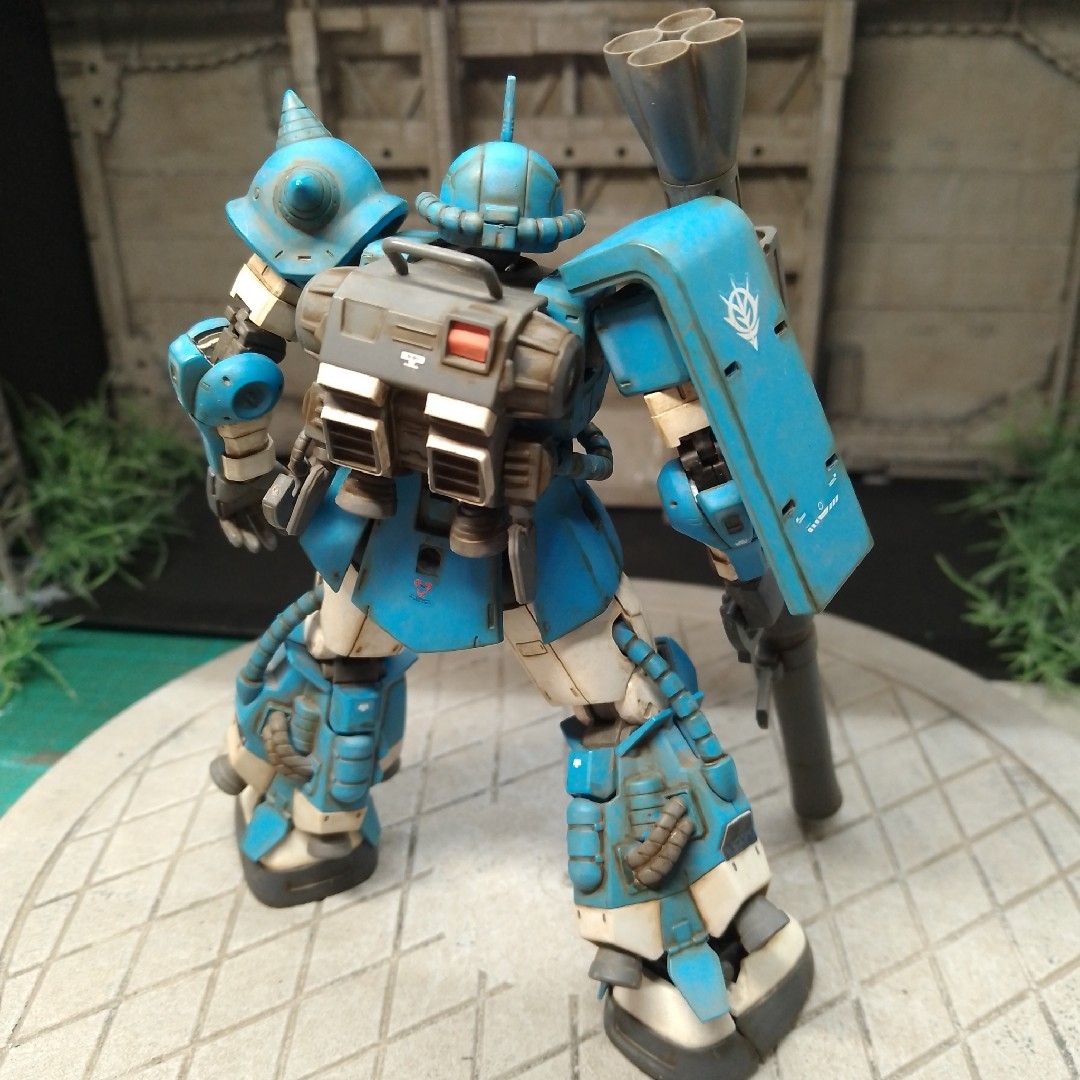 店舗 銀座 ガンプラHG、高機動ザク前期型、ロバート・ギリアム専用機