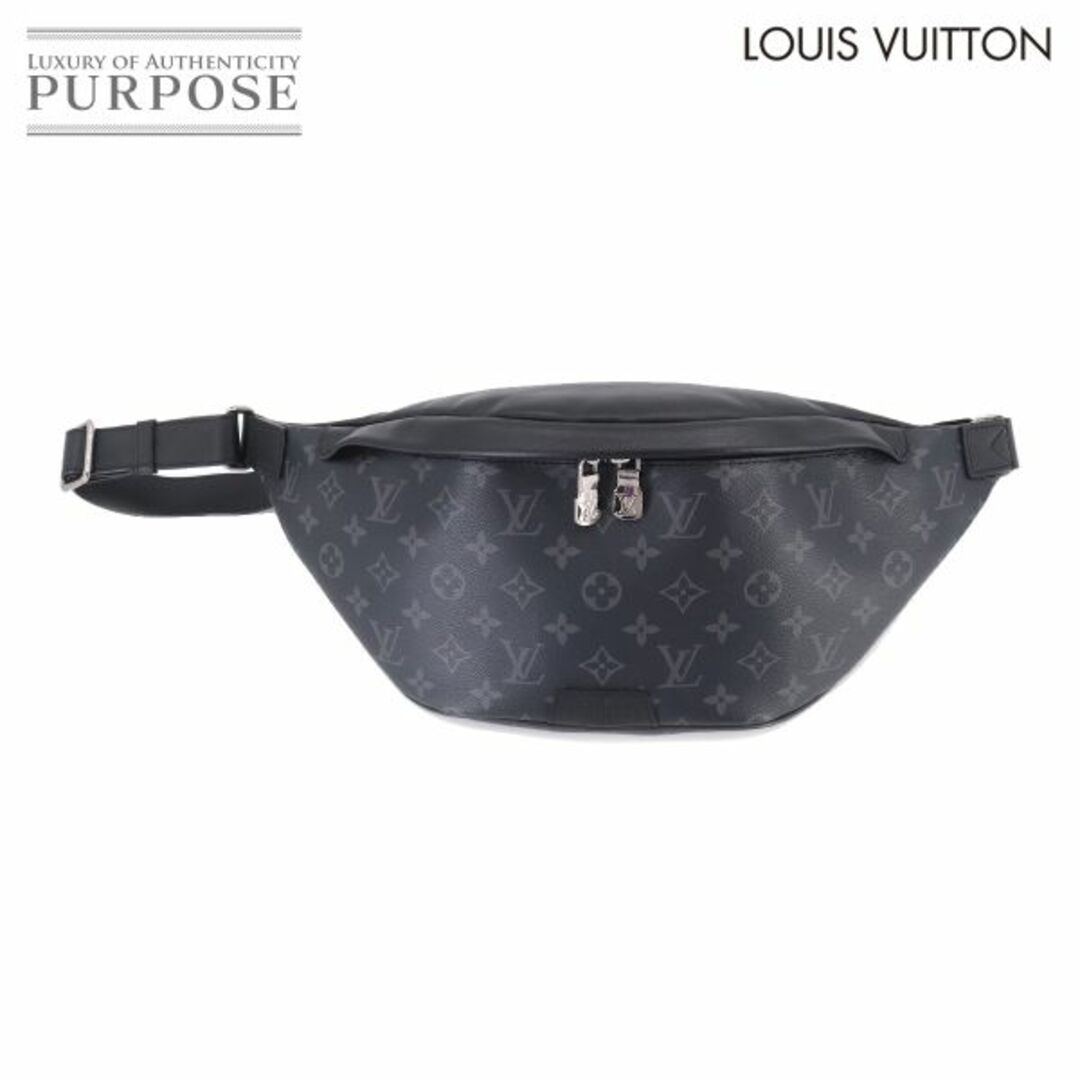 ルイ ヴィトン LOUIS VUITTON モノグラム エクリプス ディスカバリー バムバッグ ボディ バッグ ブラック グレー M44336 VLP 90202107