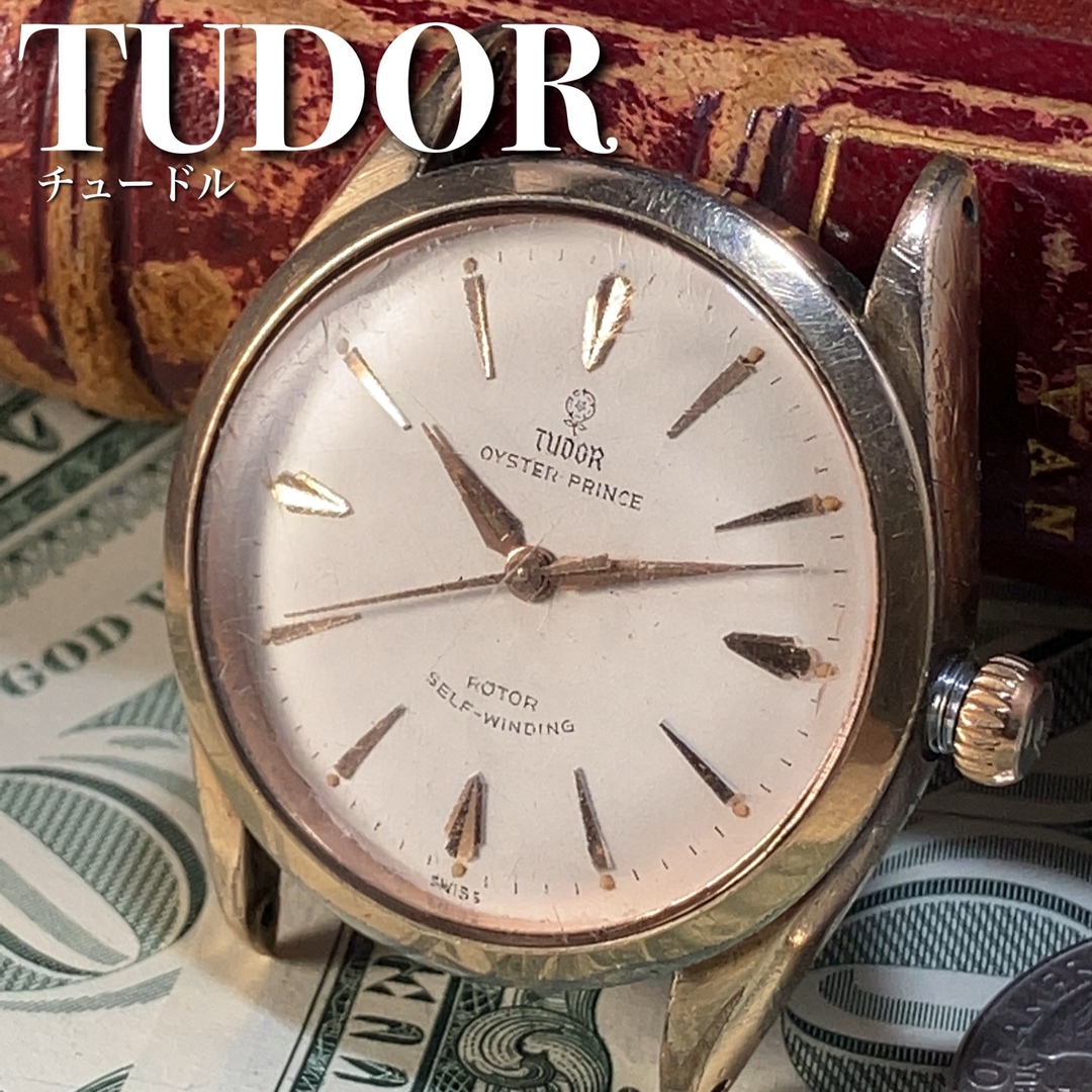 Tudor(チュードル)のジャンク訳ありTudorチュードルアンティークウォッチチビバラ自動巻き腕時計 メンズの時計(腕時計(アナログ))の商品写真