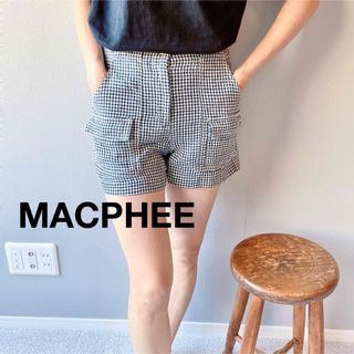 トゥモローランド(TOMORROWLAND)のマカフィー MACPHEE トゥモローランド　ギンガムチェック　ショートパンツ(ショートパンツ)