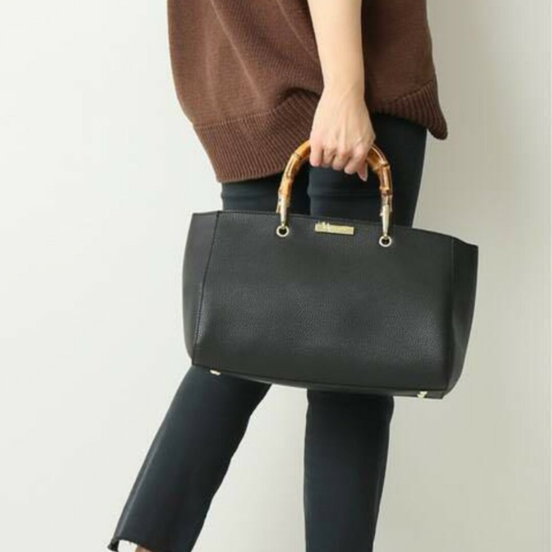 KATIE LOXTON/バンブー/ハンドバッグ/--/BRW/無地 - レディース バッグ KATIE LOXTON/バンブー/ハンドバッグ/--/BRW/無地 - レディース バッグ