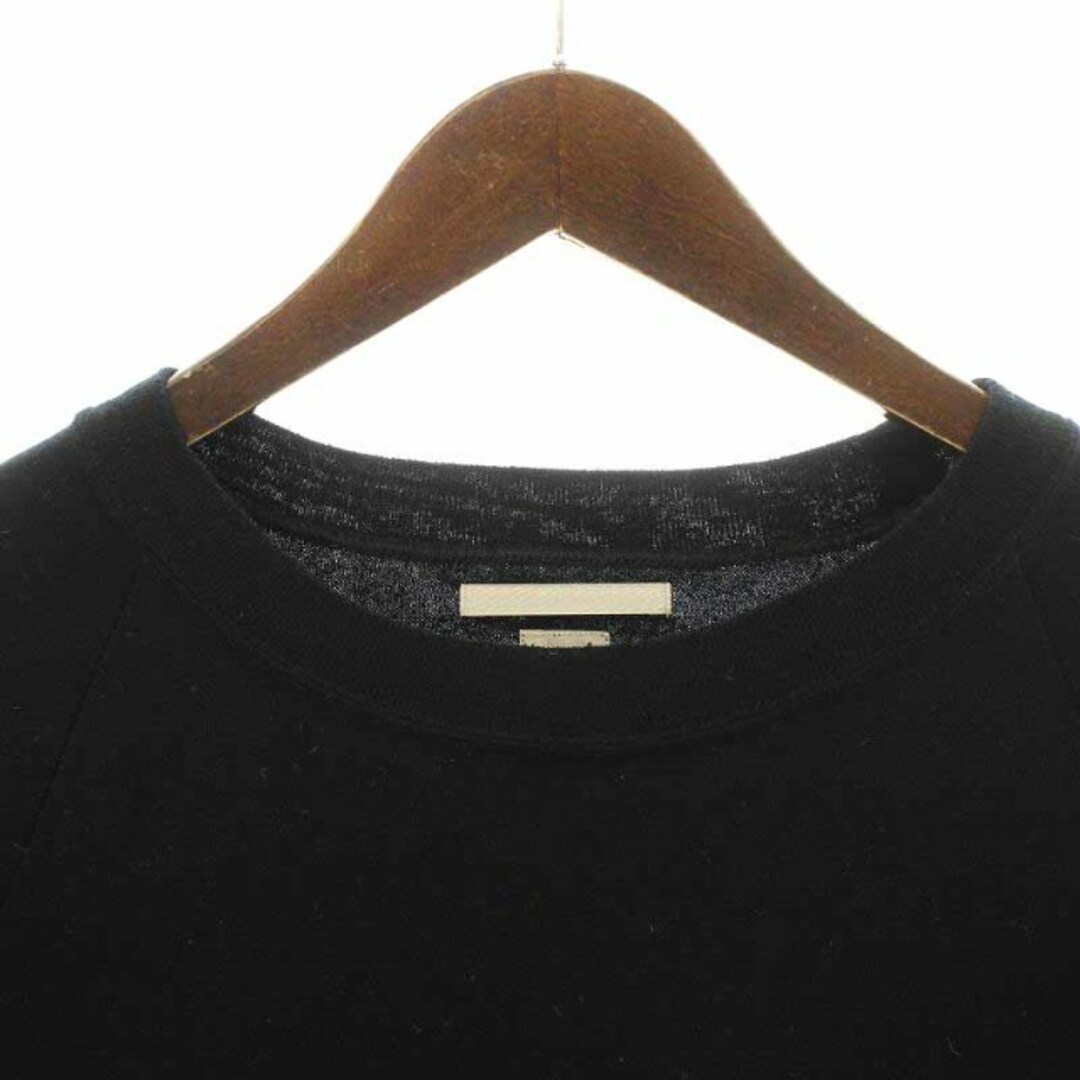 blurhms シルクコットンベースボールラグランTシャツ 3 L 黒 blurhms シルクコットンベースボールラグランTシャツ 3 L 黒