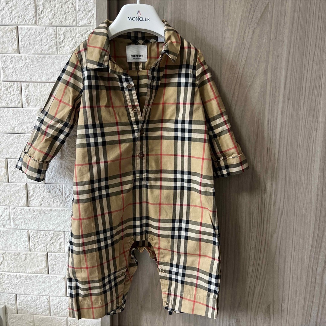 BURBERRY - Burberry ロンパースの通販 by ホンモノs shop｜バーバリー