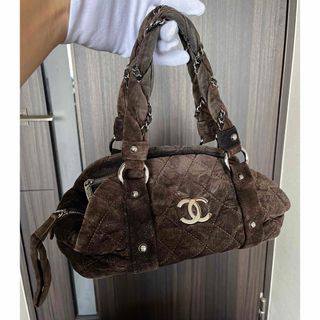 CHANEL - シャネル CHANEL ハンドバッグ マトラッセ ブラウン スエード