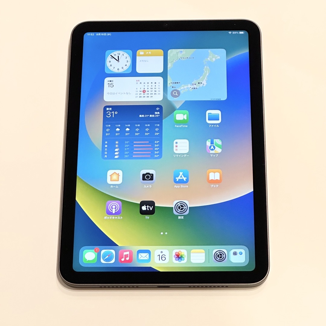 【美品】iPad mini 第6世代 スペースグレイ 64GB