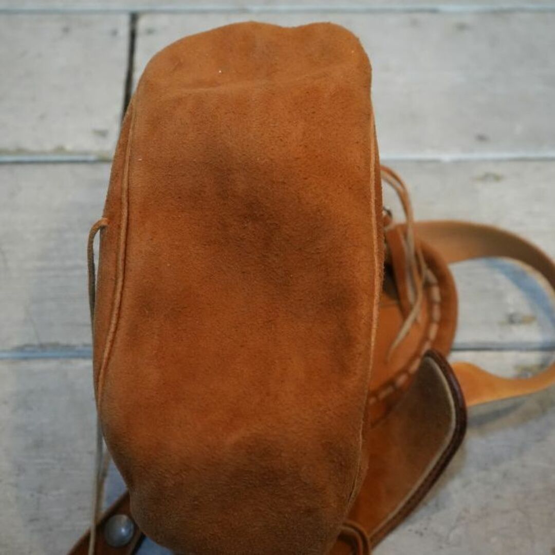 goro's(ゴローズ)のゴローズgoro's カスタム/ディアスキンハンティングショルダーバッグ赤茶 L メンズのバッグ(ショルダーバッグ)の商品写真