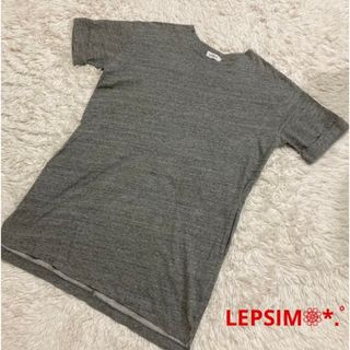 レプシィム(LEPSIM)のLEPSIM チュニック カットソー Mサイズ グレー(カットソー(半袖/袖なし))