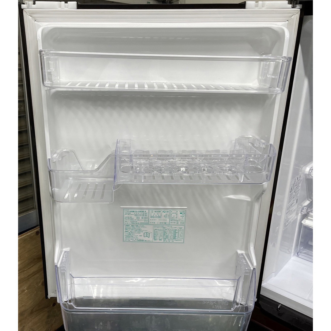 118☆送料設置無料 SHARP プラズマクラスター 冷蔵庫 両面開 大型 綺麗-