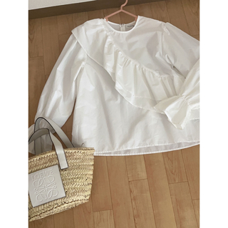 エイミーイストワール(eimy istoire)の【 Cla STEllaR 】round frill blouse  (シャツ/ブラウス(長袖/七分))