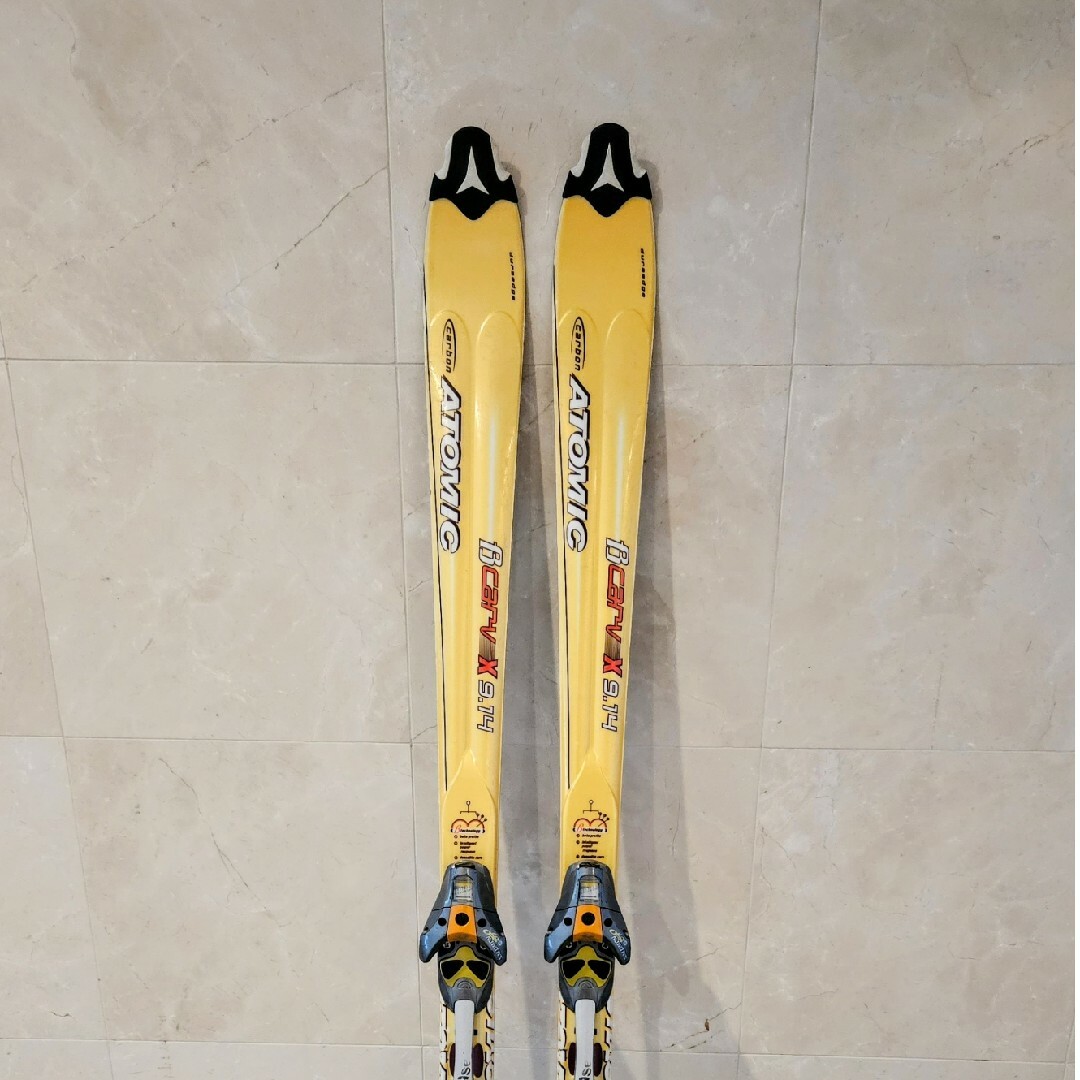 スキー板 アトミック ATOMIC カービングスキー 160cmビンディング付き | フリマアプリ ラクマ