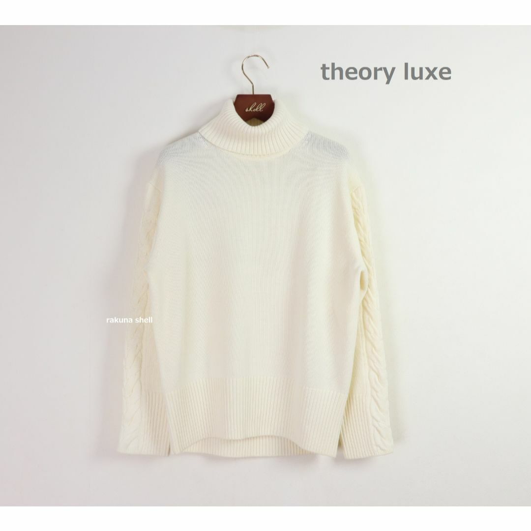 theory luxe 22AW ウォッシャブル タートル  ニット