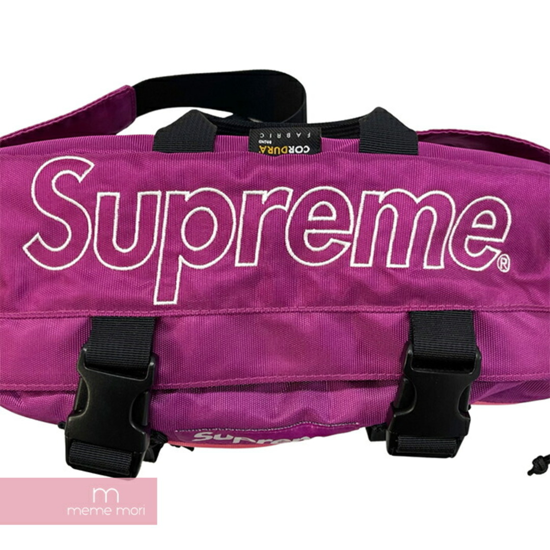 Supreme 2019AW Waist Bag Magenta シュプリーム ウエストバッグ マゼンタ ボディバッグ ポーチ ロゴパッチ ロゴ刺繍 ピンク パープル【230809】【-A】【me04】 3