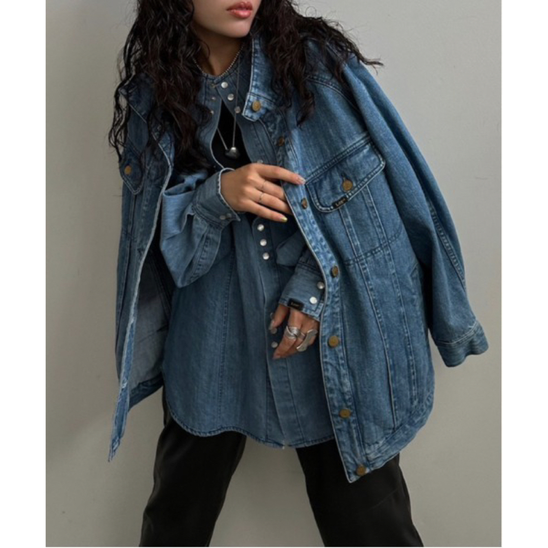 リー アメリ AMERI×Lee OVERSIZE DENIM JACKET