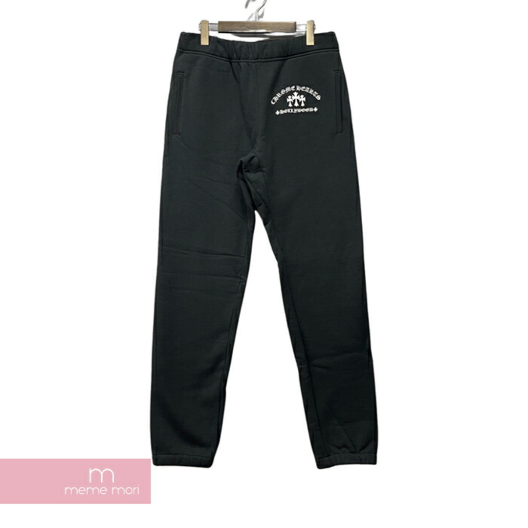 CHROME HEARTS Cemetery Cross Sweat Pants クロムハーツ セメタリークロススウェットパンツ ロゴ刺繍 King Taco キングタコ シルバープレート ブラック サイズS【230810】【新古品】【me04】