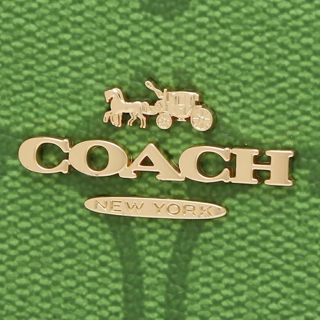 COACH長財布 シグネチャー C4452 グリーン レディースのファッション小物(財布)の商品写真