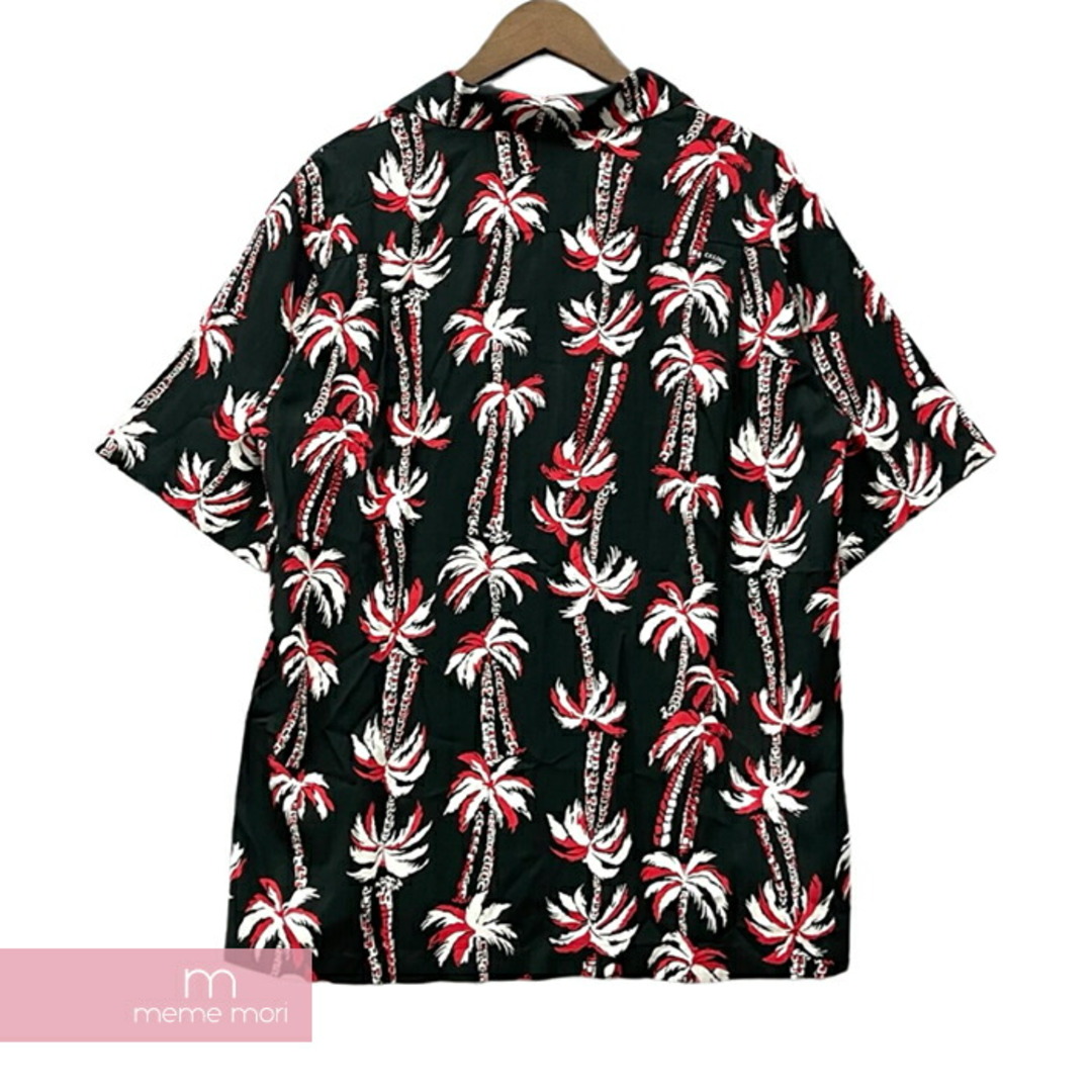 celine(セリーヌ)のCELINE 2023SS Hawaiian Shirt in Printed Viscose 2C946727T セリーヌ ビスコースプリンテッドハワイアンシャツ アロハシャツ 半袖 オープンカラー 総柄 ヤシの木 ブラック サイズ37【230811】【新古品】【me04】 メンズのトップス(シャツ)の商品写真