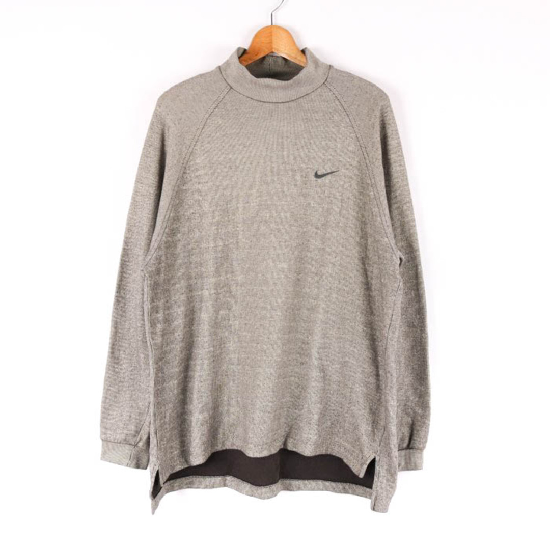 ナイキ 長袖スウェット スエット トレーナー ハイネック ゴルフウェア トップス メンズ Lサイズ グレー NIKE | フリマアプリ ラクマ