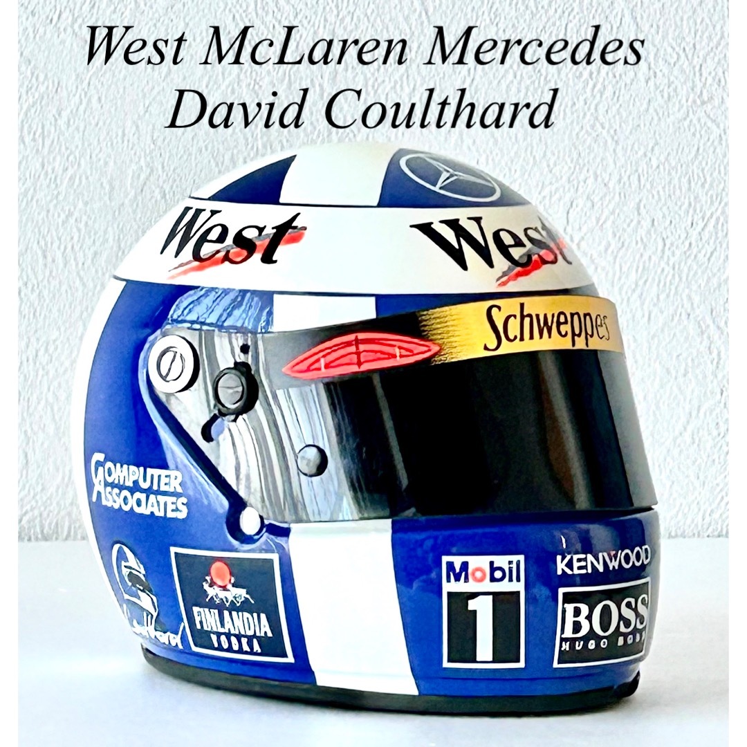 自動車/バイク⭐️West McLaren Mercedes★ヘルメットレプリカ【送料込】⭐️