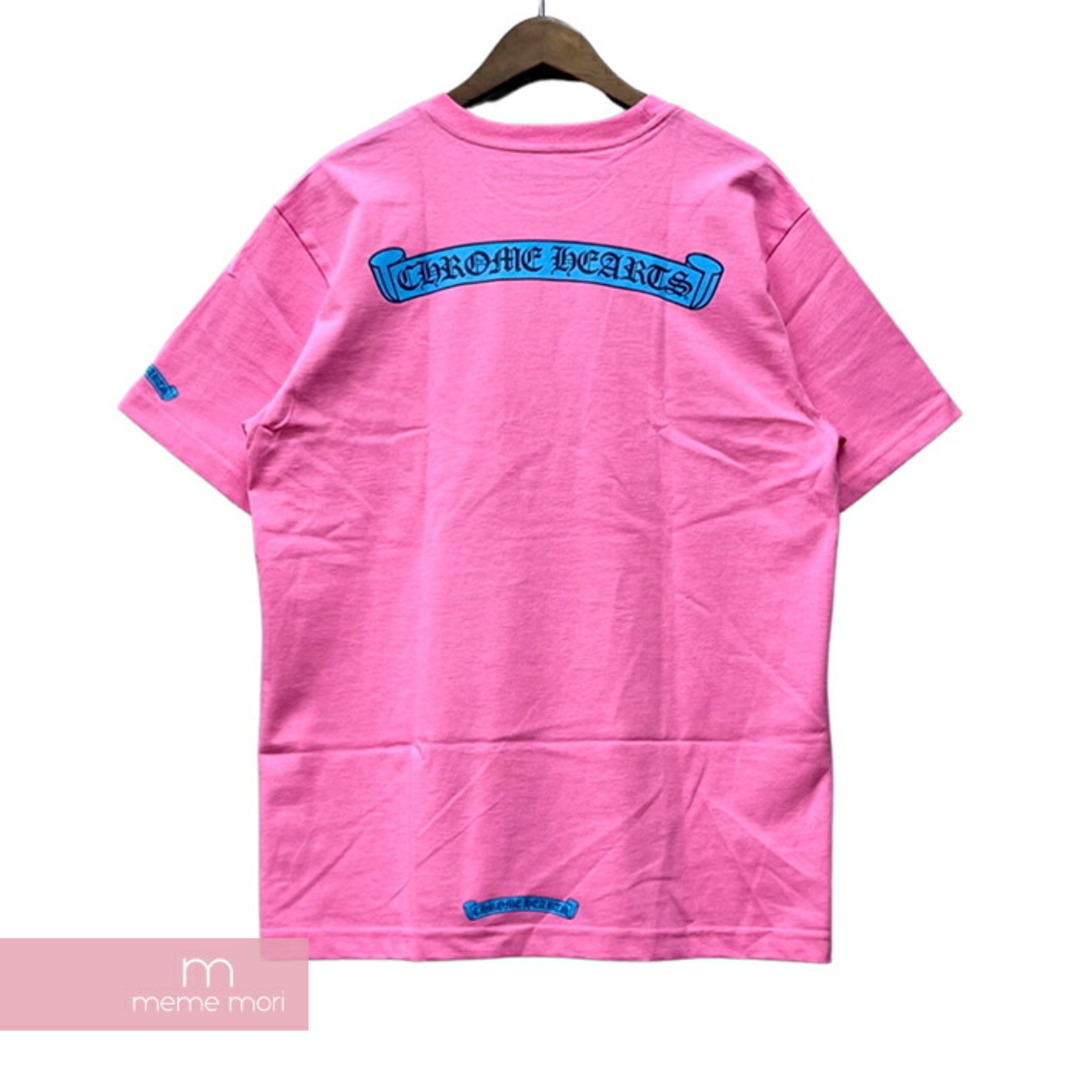 CHROME HEARTS That Group Scroll Tee クロムハーツ ザットグループスクロールTシャツ 半袖カットソー ポケT プリント ピンク サイズXXL【230814】【新古品】【me04】