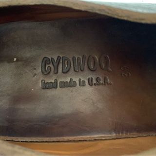 CYDWOQ サイドウォック USA製 レザーレースアップシューズ D.ブラウン