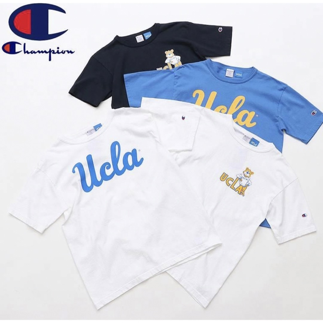 Champion(チャンピオン)の【新品】Champion T-1011 カレッジtシャツ UCLA染み込みロゴ メンズのトップス(Tシャツ/カットソー(半袖/袖なし))の商品写真