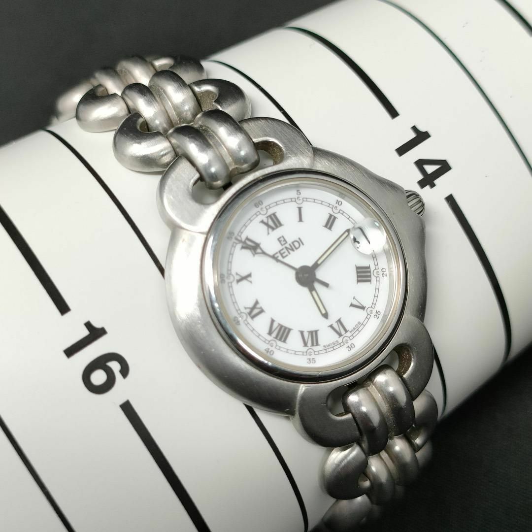 フェンディ 腕時計 1600L 003-075 SS QZ 白文字盤-