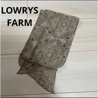 ローリーズファーム(LOWRYS FARM)のローリーズファーム  スカーフ　ベージュ(バンダナ/スカーフ)