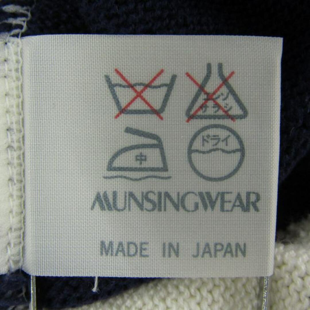 Munsingwear - マンシングウェア ニットベスト Vネック 前ボタン