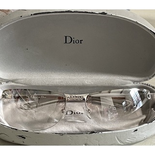 クリスチャンディオール(Christian Dior)のクリスチャンディオール　サングラス　クリアレンズ(サングラス/メガネ)