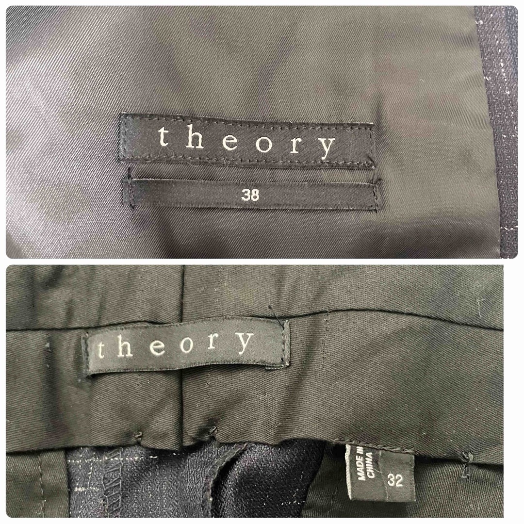 theory - 【超希少】theory セオリー セットアップ スーツ 総柄 黒 38