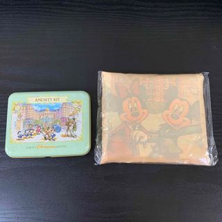 ディズニー(Disney)のディズニーランドホテル　エコバッグ&アメニティ缶(キャラクターグッズ)