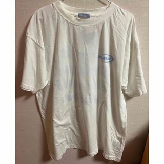 シマムラ(しまむら)の【新品タグ付き】オーバーサイズプリントTシャツ 白 韓国(Tシャツ(半袖/袖なし))