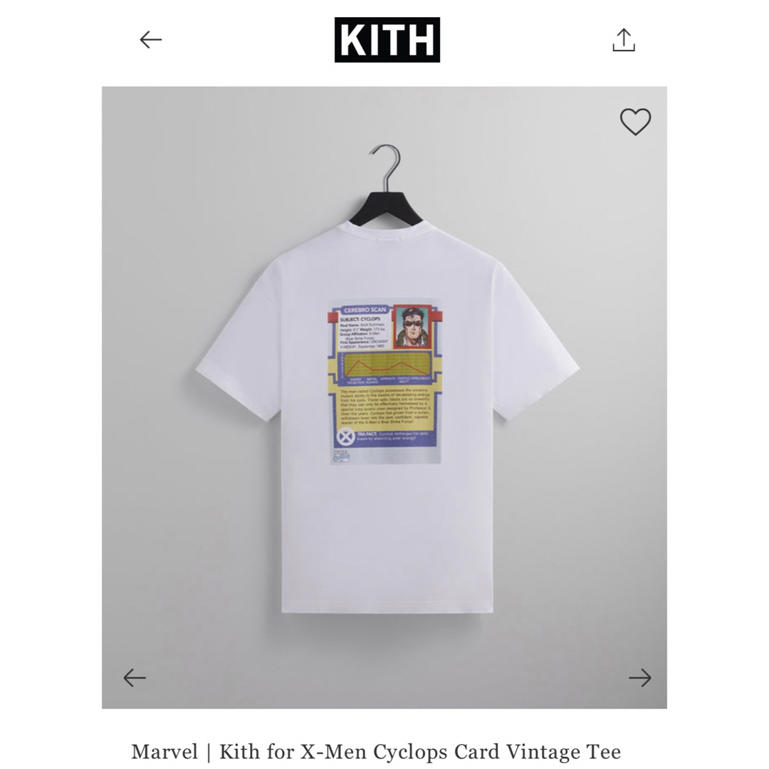 KITH - Marvel Kith X-Men Cyclops Vintage Teeの通販 by SUN's shop