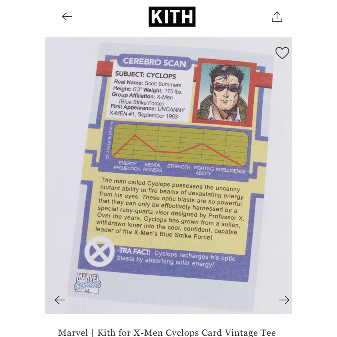 Marvel Kith X-Men Cyclops Vintage Tee