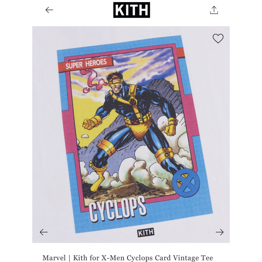 KITH - Marvel Kith X-Men Cyclops Vintage Teeの通販 by SUN's shop